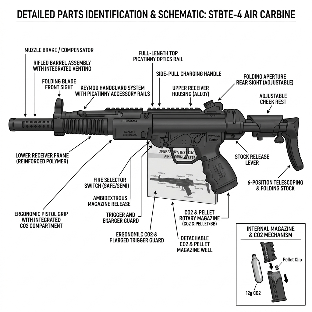 Tactical Air Carbine System (.177 Cal / 4.5mm)