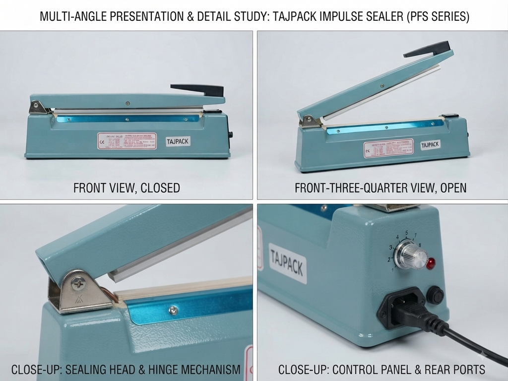 Heat Sealing Machine 12inch TAJPACK Heavy Duty Copper Transformer |INDIAN DREAMS