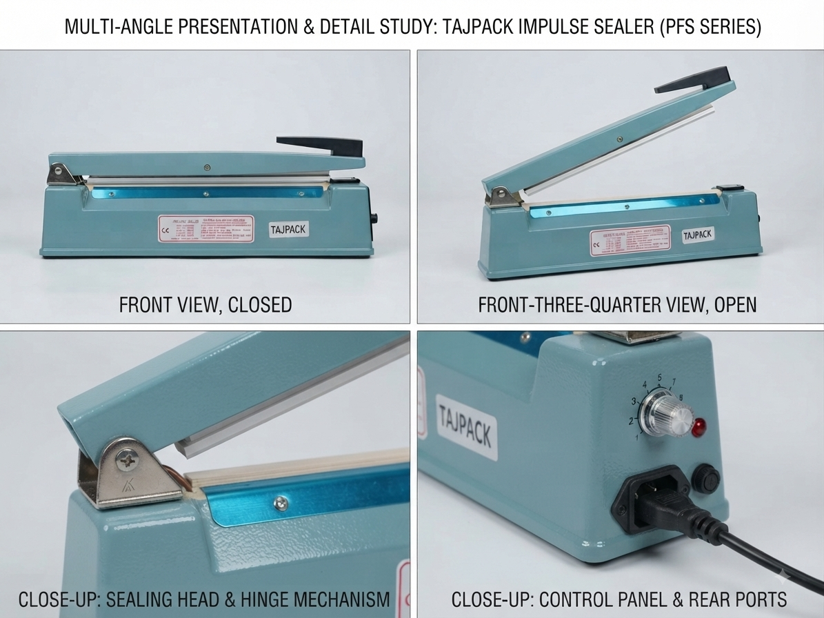 Heat Sealing Machine 12inch TAJPACK Heavy Duty Copper Transformer |INDIAN DREAMS