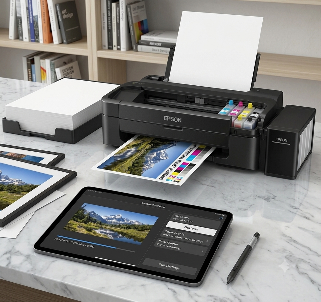 Epson EcoTank L130 Single-Function Color Ink Tank Printer
Ultra-Low-Cost Printing Built for Everyday Efficiency