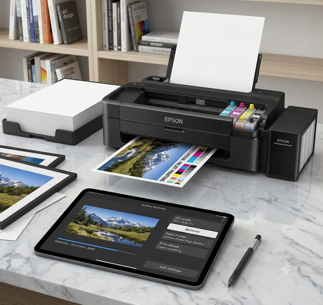 Epson EcoTank L130 Single-Function Color Ink Tank Printer
Ultra-Low-Cost Printing Built for Everyday Efficiency