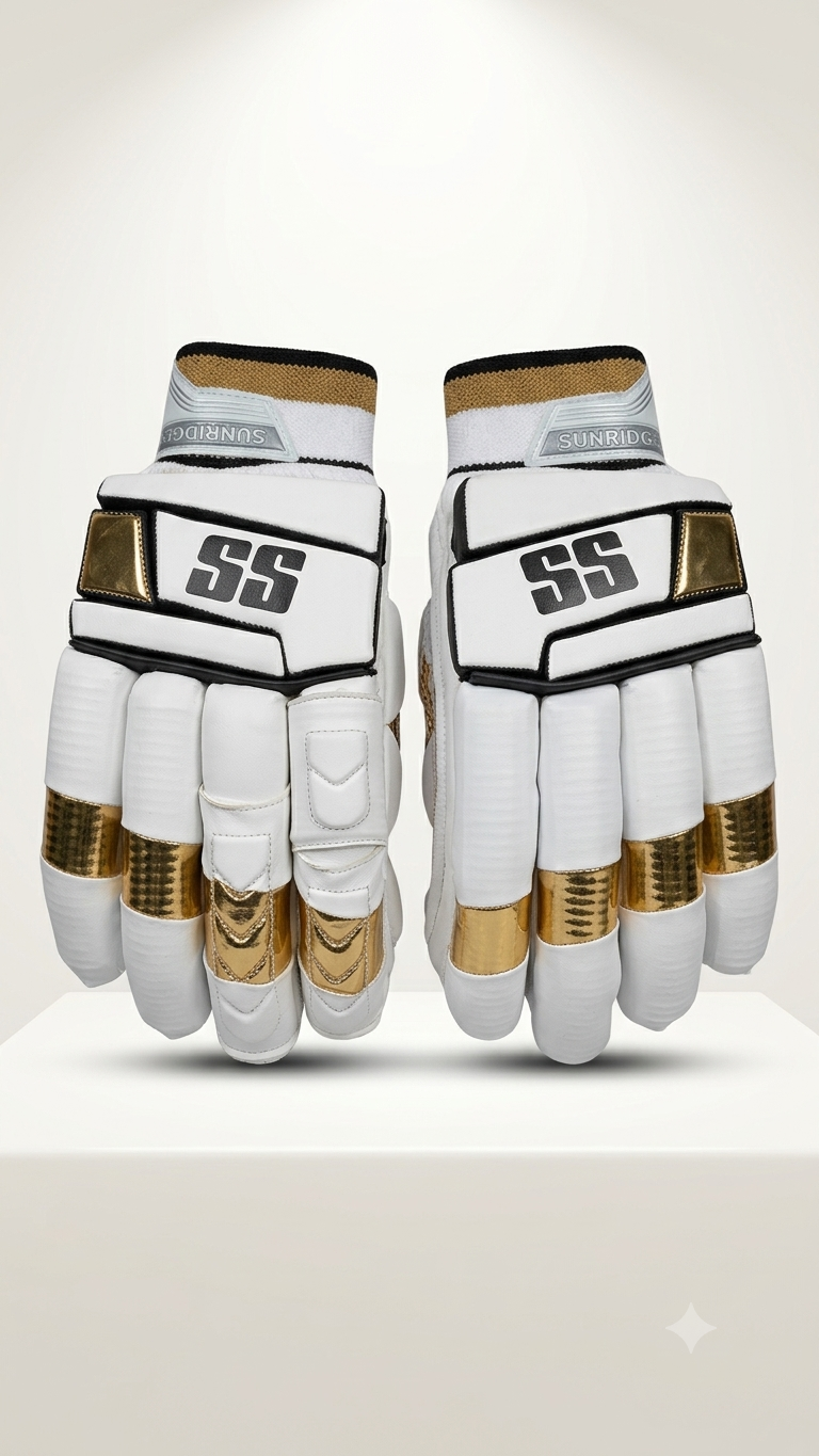 SS Professional Cricket Batting Gloves | Ultra-Protection, Ergonomic Flex & Maximum Sweat-Absorbent Comfort for Senior/Adult Players
