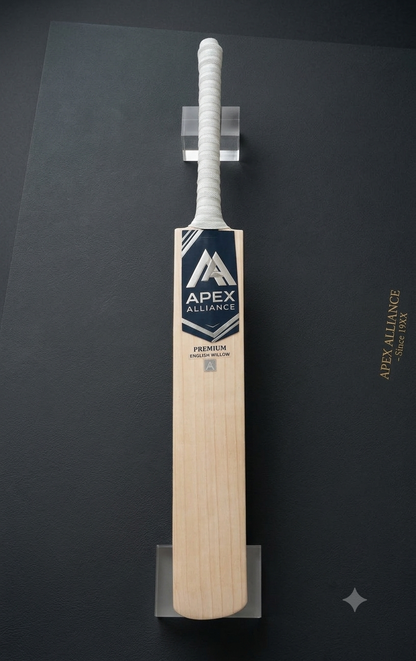 Professional Grade English Willow B-Grade Cricket Bat | Handcrafted Power & Precision - APEX ALLIANCE