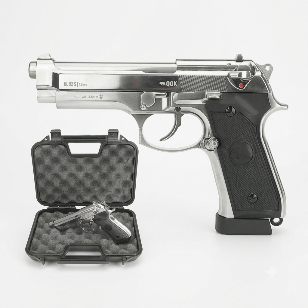 Krownland KL92 CO₂ Air Pistol (Silver)
