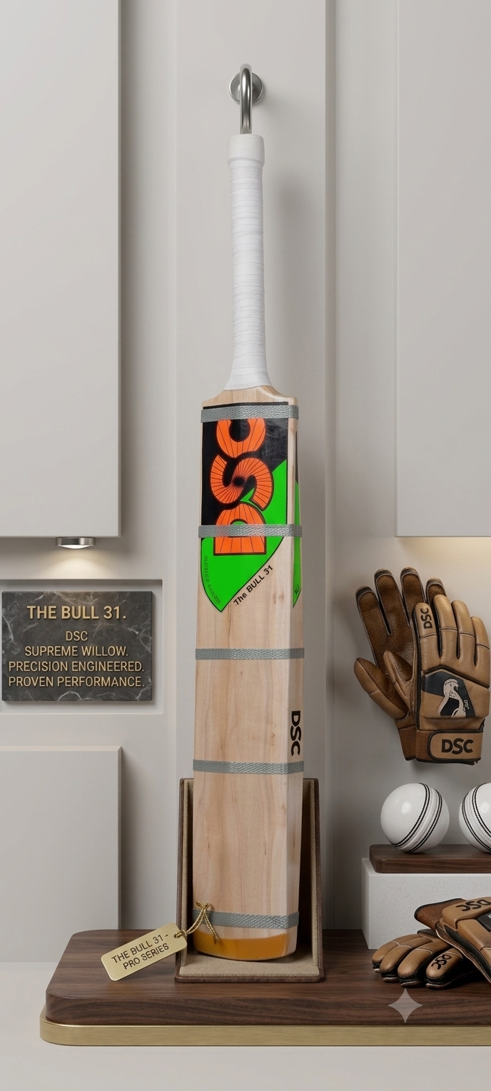 DSC cricket bat Bull 31, proven performance