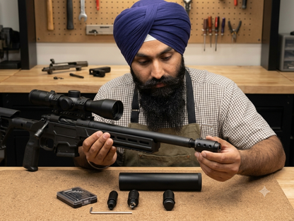 The Ultimate Modular Performance Suppressor Kit| Universal Multi-Adapter Suppressor / Silencer Set designed primarily for target air rifles, air pistols, and PCP (Pre-Charged Pneumatic) sports guns