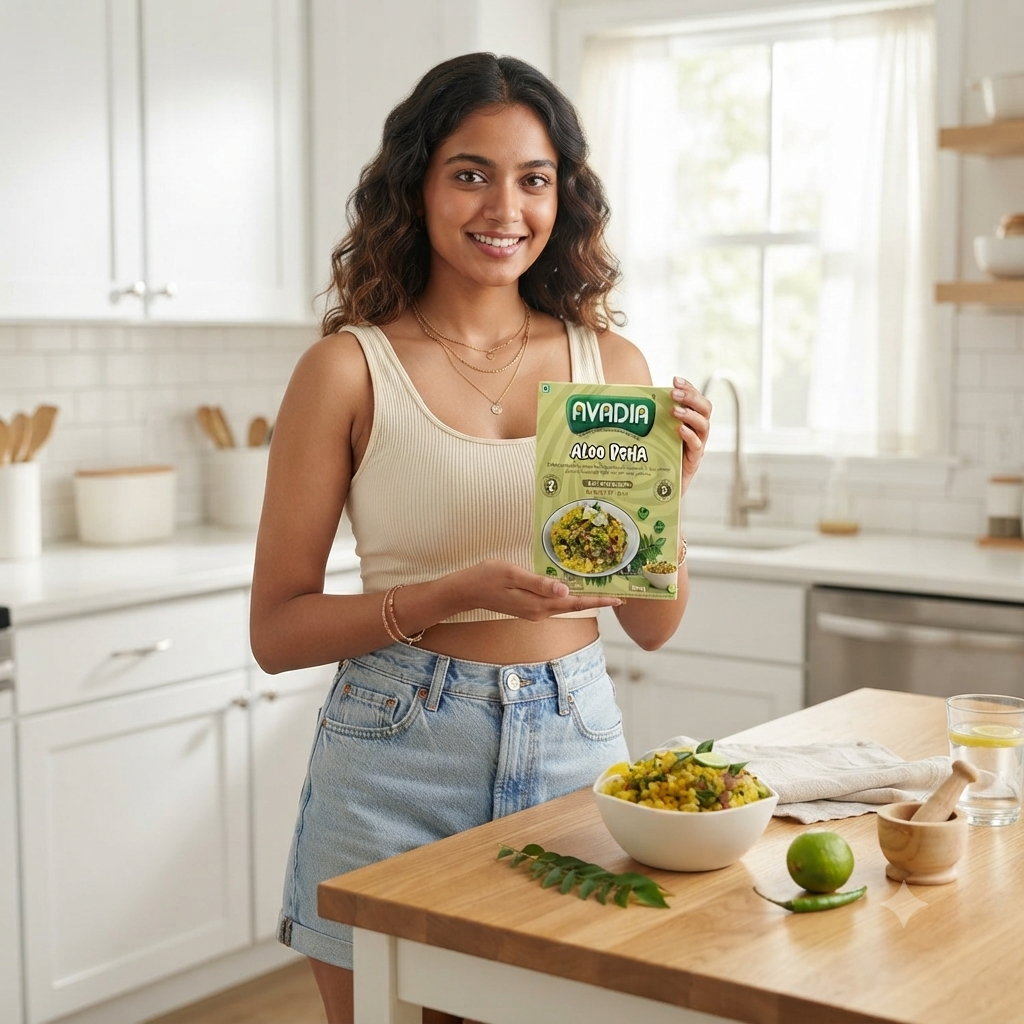 ALOO Poha Ready to eat AVADIA 100% Natural ingredients Pack of 2