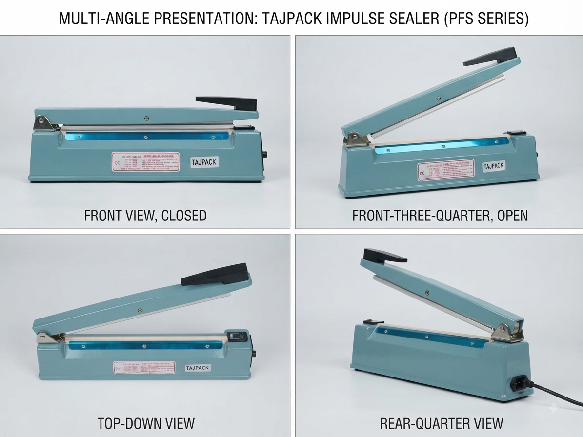 Heat Sealing Machine 12inch TAJPACK Heavy Duty Copper Transformer |INDIAN DREAMS