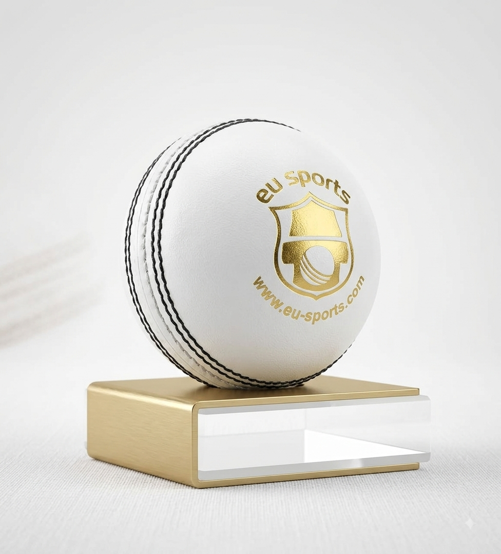 White Test cricket ball EU Sports Alum tanned capacity 50 over Pack of 12 balls