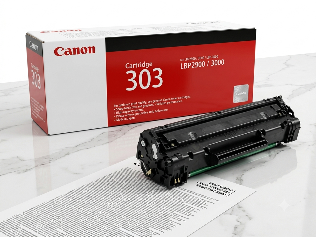 303 Compatible Black Toner Cartridge for Canon LBP-2900,3000