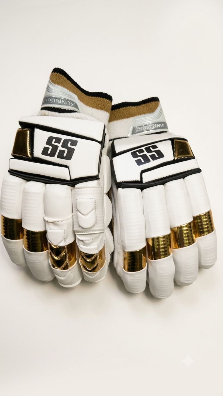 SS Professional Cricket Batting Gloves | Ultra-Protection, Ergonomic Flex & Maximum Sweat-Absorbent Comfort for Senior/Adult Players