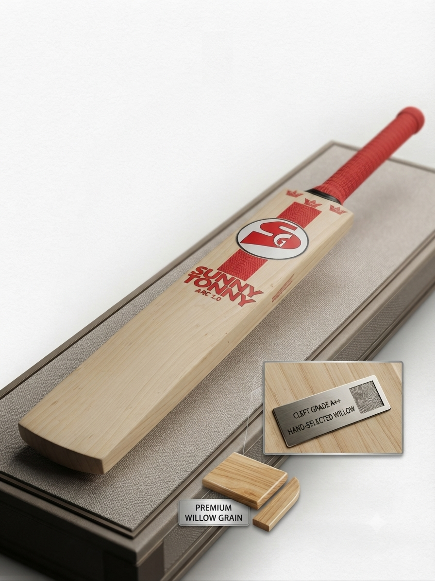 SG cricket bat Premium light weight design With 1 Ball|SG| INDIAN DREAMS