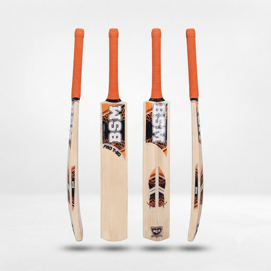 Dominate the Crease: Introducing the BSM Pro T-20 Cricket Bat