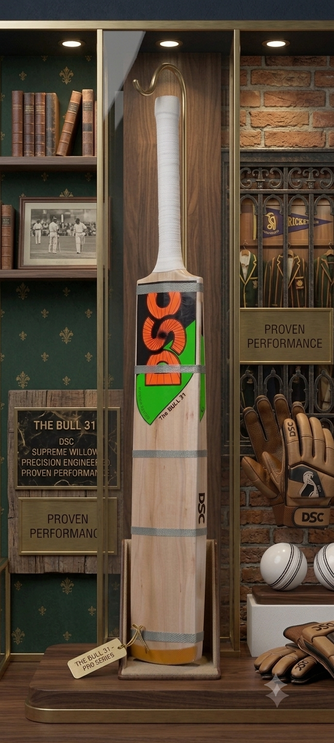 DSC cricket bat Bull 31, proven performance