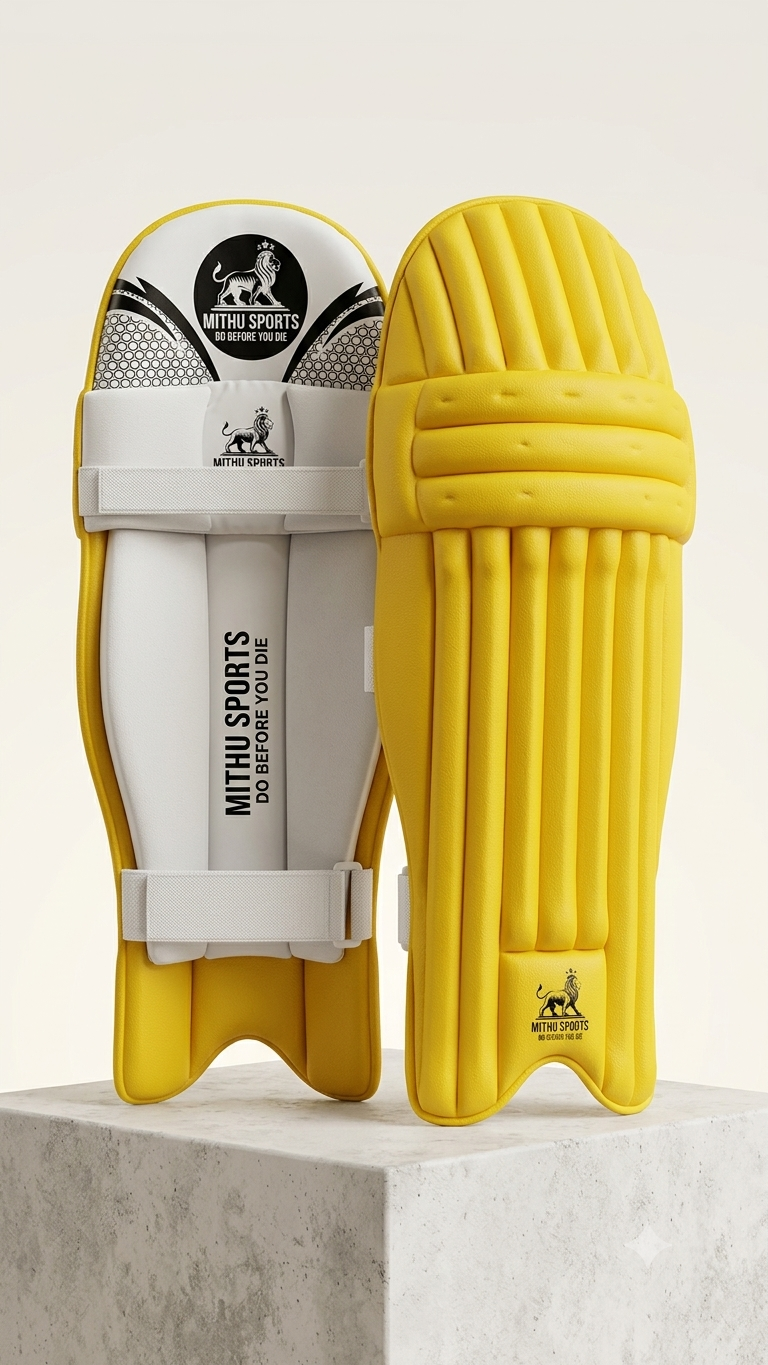 Pro Edition Batting Pads – Vibrant Yellow
Experience Uncompromised Protection & Elite Mobility on the Pitch