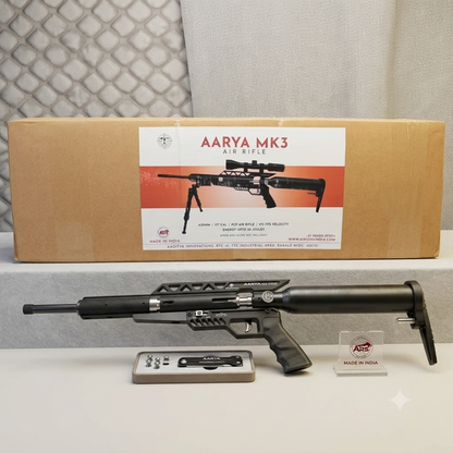 AARYA MK3 PCP Air Rifle (.177 Caliber)
Engineered for Precision. Built for Performance