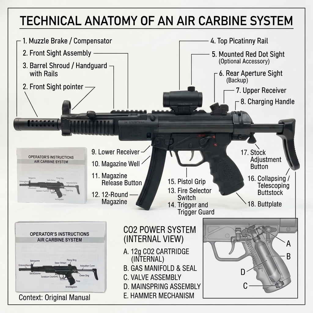 Tactical Air Carbine System (.177 Cal / 4.5mm)