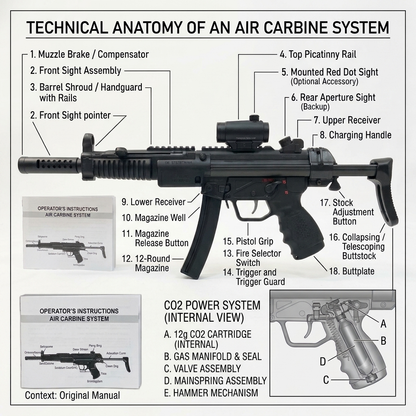 Tactical Air Carbine System (.177 Cal / 4.5mm)