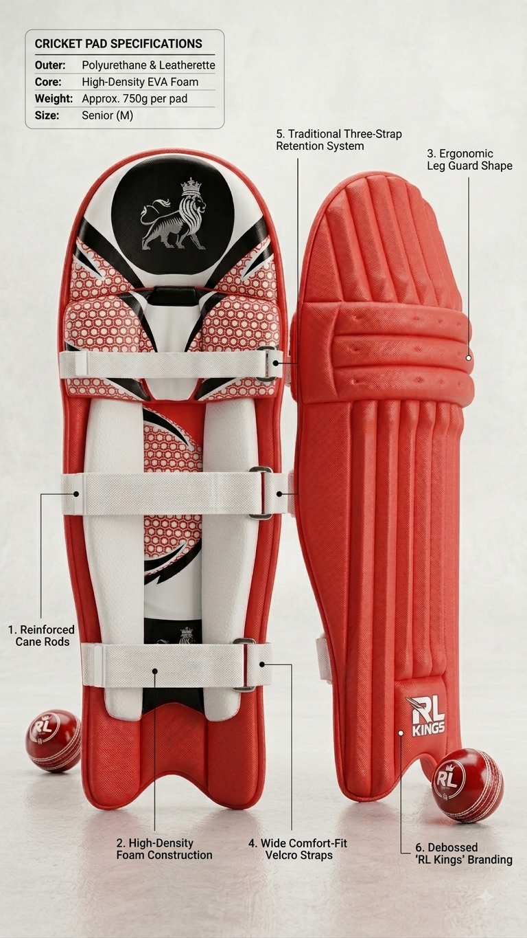 Cricket protective Pads High density foam for Extra protection| INDIAN DREAMS